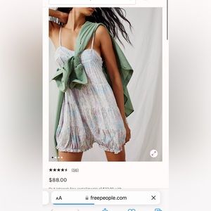 Free people crush romper